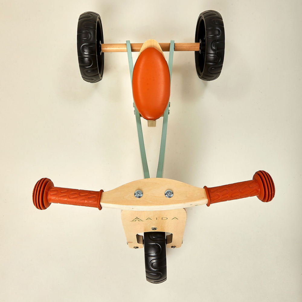 2-in-1 Midi Wooden Balance Bike