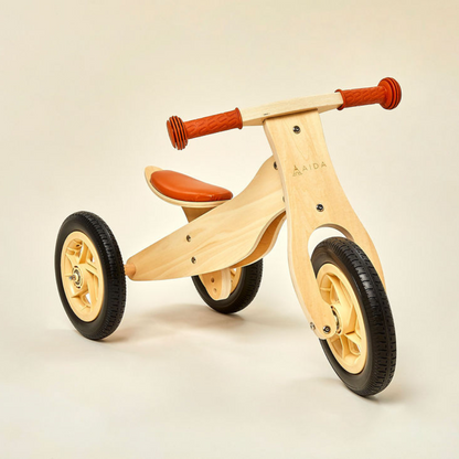 2-in-1 Midi Wooden Balance Bike
