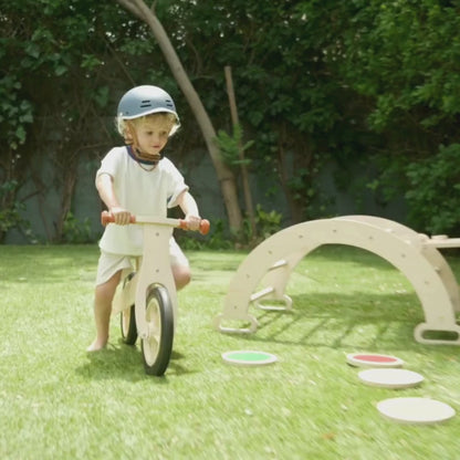 2-in-1 Midi Wooden Balance Bike